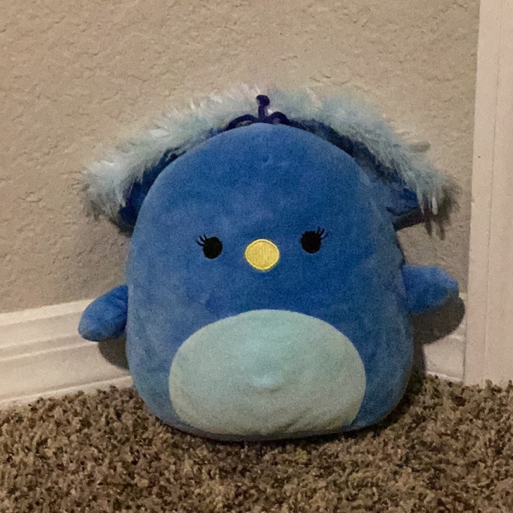 Priscilla 8 inch Squishmallow (peacock)